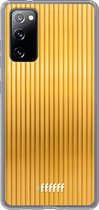6F hoesje - geschikt voor Samsung Galaxy S20 FE - Transparant TPU Case - Bold Gold #ffffff