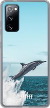 6F hoesje - geschikt voor Samsung Galaxy S20 FE - Transparant TPU Case - Dolphin #ffffff