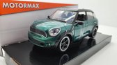 Mini Cooper S Countryman Groen metallic 1:24 Motor Max