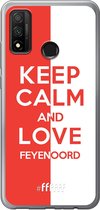 6F hoesje - geschikt voor Huawei P Smart (2020) -  Transparant TPU Case - Feyenoord - Keep calm #ffffff