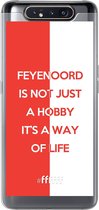 6F hoesje - geschikt voor Samsung Galaxy A80 -  Transparant TPU Case - Feyenoord - Way of life #ffffff