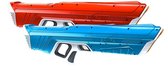 Spyra® One - Waterpistool - dual set van 2 stuks - 1 rood & 1 blauw - Het beste waterpistool ter wereld!