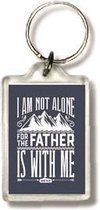 Sleutelhanger - i am not alone - Bijbel - Christelijk - Majestic Ally - 1 stuk