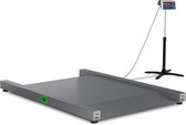 TEM Vloerweegschaal - gekalibreerd - 600 kg / 200 g - 100 x 90 cm - LED