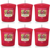 Yankee Candle - Red Raspberry - Set van 6 votive Geurkaarsjes