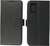 Bestcases - Samsung Galaxy A02s Hoesje - Book Case Telefoonhoesje - Kaarthouder Portemonnee Hoesje - Wallet Cases - Geschikt voor Samsung Galaxy A02s - Zwart