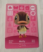 Amiibo animal crossing new horizons origineel Eu Molly 099 kaart