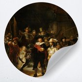 Muurcirkel "De Nachtwacht" - Rembrandt van Rijn, 1642