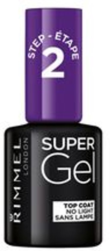 Rimmel London SuperGel Gel Nagellak Top Coat - 00 Transparant