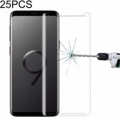 25 stuks voor Galaxy S9 Plus hoesvriendelijk scherm gebogen gehard glasfilm (transparant)