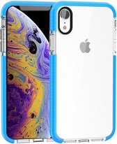 Zeer transparant zacht TPU-hoesje voor iPhone X / XS (blauw)