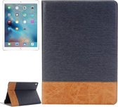 Cross Texture Horizontale Flip Leren Case met Houder & Kaartsleuven & Portemonnee voor iPad Pro 9,7 inch (Donkerblauw)