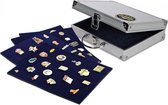 SAFE Premium aluminium koffer geschikt voor pins, medailles, broches en andere spelden