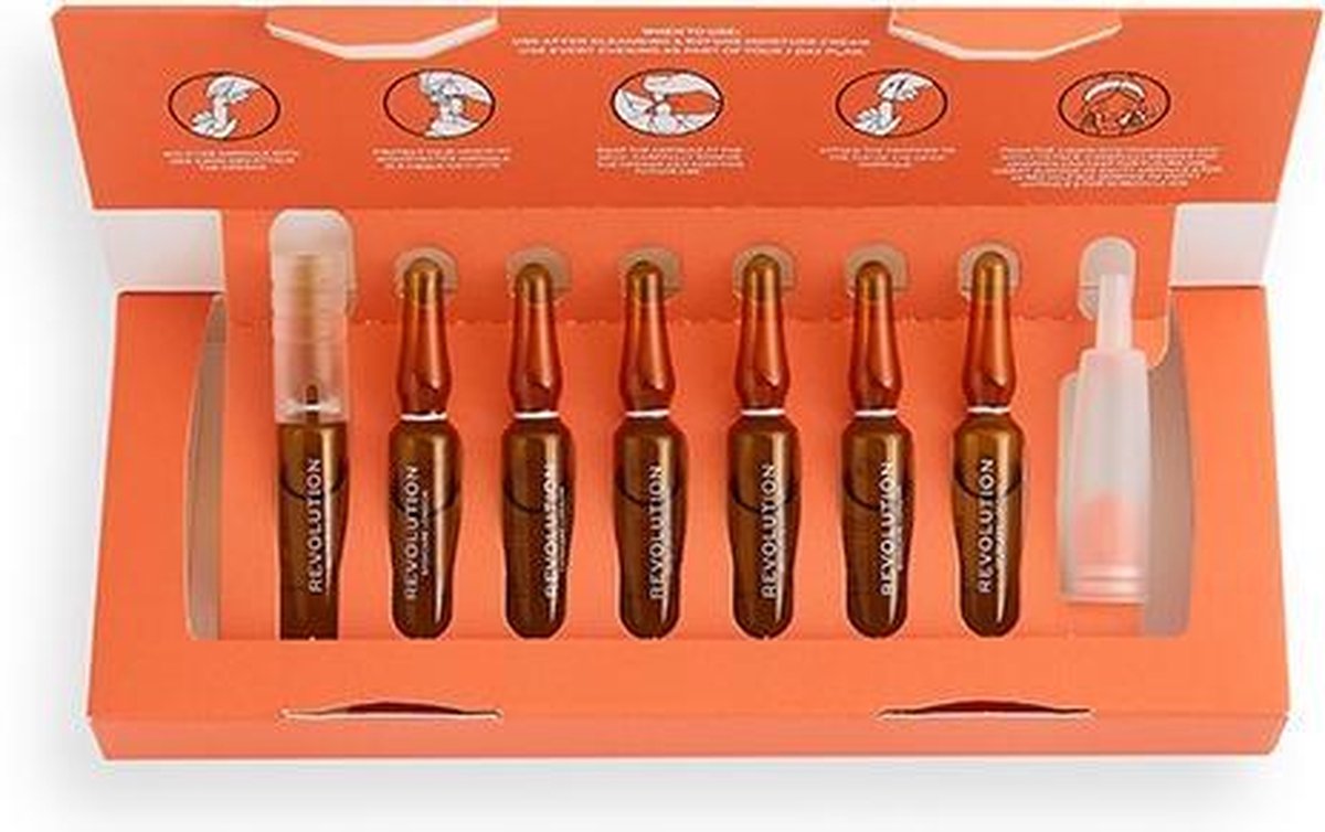 Revolution Skincare Vitamin C 7 Day Brightening Skin Plan Ampoules - Vitamine C Ampullen