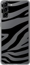 Samsung Galaxy S21 Plus - Smart cover - Zwart - ZebraPrint
