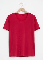 Sissy-Boy - Donkerroze cupro T-shirt