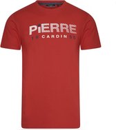 Pierre Cardin - Heren T-shirt - Trendy Print - Rood