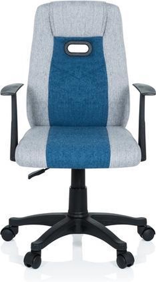 hjh office Kinder bureaustoel KIDDY EXTRA met armleuningen grijs / blauw hjh OFFICE