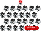 N&N Tools Gereedschap & Bezemhouder Multi Pack | Incl. Bevestiging | 24 Delig