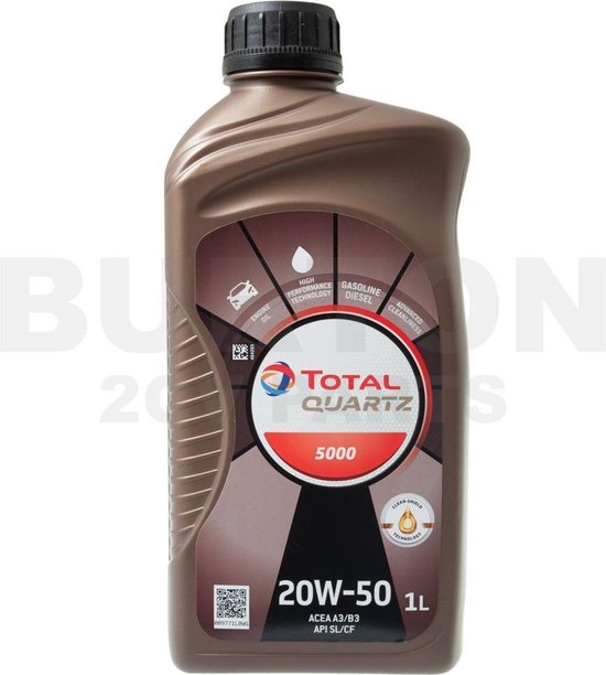 TOTAL QUARTZ 5000 20W-50 1 LITRE | bol.com