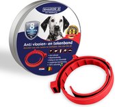 Natuurlijke vlooienband Voor honden - Roze - Teken en vlooien - Zonder schadelijke pesticiden - veilig en verantwoord - hondenbandje - geur halsband