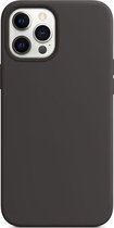Apple iPhone 12 Pro Hoesje - Mobigear - Rubber Touch Serie - Hard Kunststof Backcover - Zwart - Hoesje Geschikt Voor Apple iPhone 12 Pro