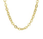 ZilGold 14k gouden collier met daarin een kern van 925 zilver.