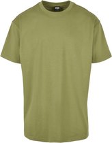 Urban Classics Heren Tshirt -5XL- Heavy Oversized Groen