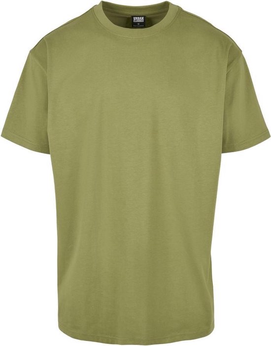Urban Classics - Heavy Oversized Heren T-shirt - 5XL - Groen