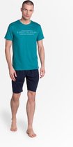 Henderson Deal heren pyjama turquoise 3XL