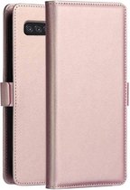 DZGOGO MILO-serie PC + PU horizontale lederen flip-hoes voor Samsung Galaxy S10e, met houder & kaartsleuf en portemonnee (roségoud)