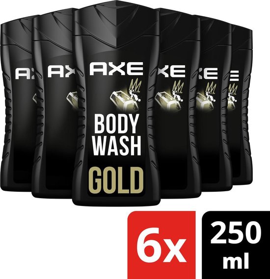 Axe Gold Gel Douche Oudwoud & Van 6 x 250 ml | bol.com