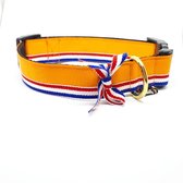 Halsband  hond - Oranje Holland - M