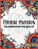Flower Pattern Coloring Book For Adults