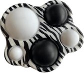 Simple Dimple - Pop it Fidget Toy - Zebra