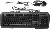 Bedraad LED-verlicht mechanisch jk8900 toetsenbord en - muis kit USB kabel voor computer - pc