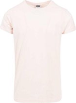 Urban Classics Heren Tshirt -S- Turnup Roze