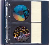 SAFE Insteekbladen voor CD / DVD - 2 pockets - 4 ringmechanisme - per 5 stuks