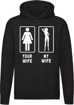 My hot wife Hoodie | your wife my wife | bikini | vriendin | relatie | sweater | trui | unisex