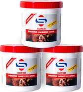 SuperCleaners - Garagezeep wit - direct schone handen - 3 x 600ml