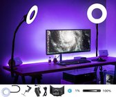 Led Ringlamp voor Twitch streaming , Youtube en Tiktok - Led Ring Lamp - Led Ring Light - Studioverlichting