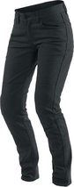 Dainese Casual Slim Lady Tex Black Motorcycle Pants 31 - Maat - Broek