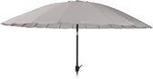 Parasol Shanghai Ø325cm met Knik - Licht Grijs