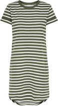 JdY JDYIVY LIFE S/S STRIPE DRESS JRS Dames Jurk - Maat XS