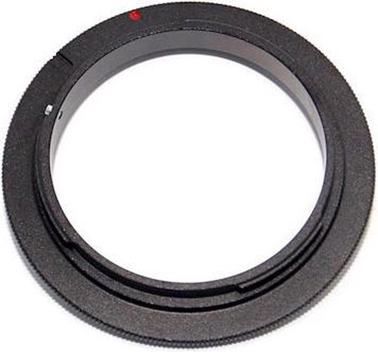 Foto: Dutchoptics canon eos ef naar 67mm schroefdraad macro reverse ring omkeerring