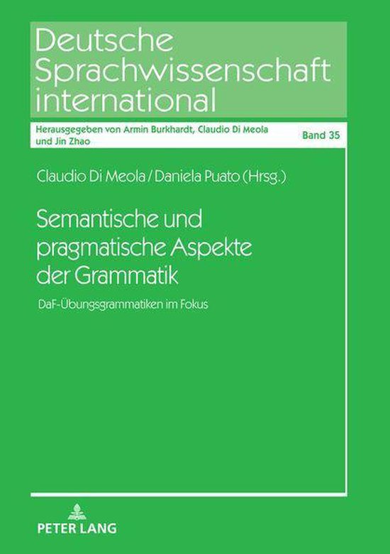 Deutsche Sprachwissenschaft international 35 - Semantische u ... - cover