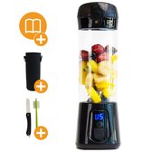 NCP® Mini Blender To Go Set - Draagbare Blender - Portable Blender - Incl. recepten E-Book - 520 ml