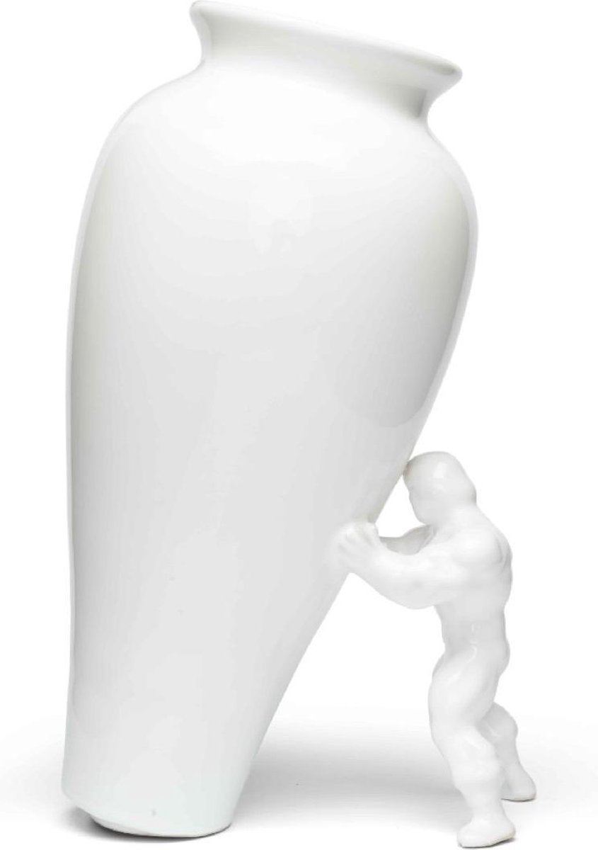 Jasmin Djerzic Vaas My Superhero White | Small | Ø9 x H7,5 cm