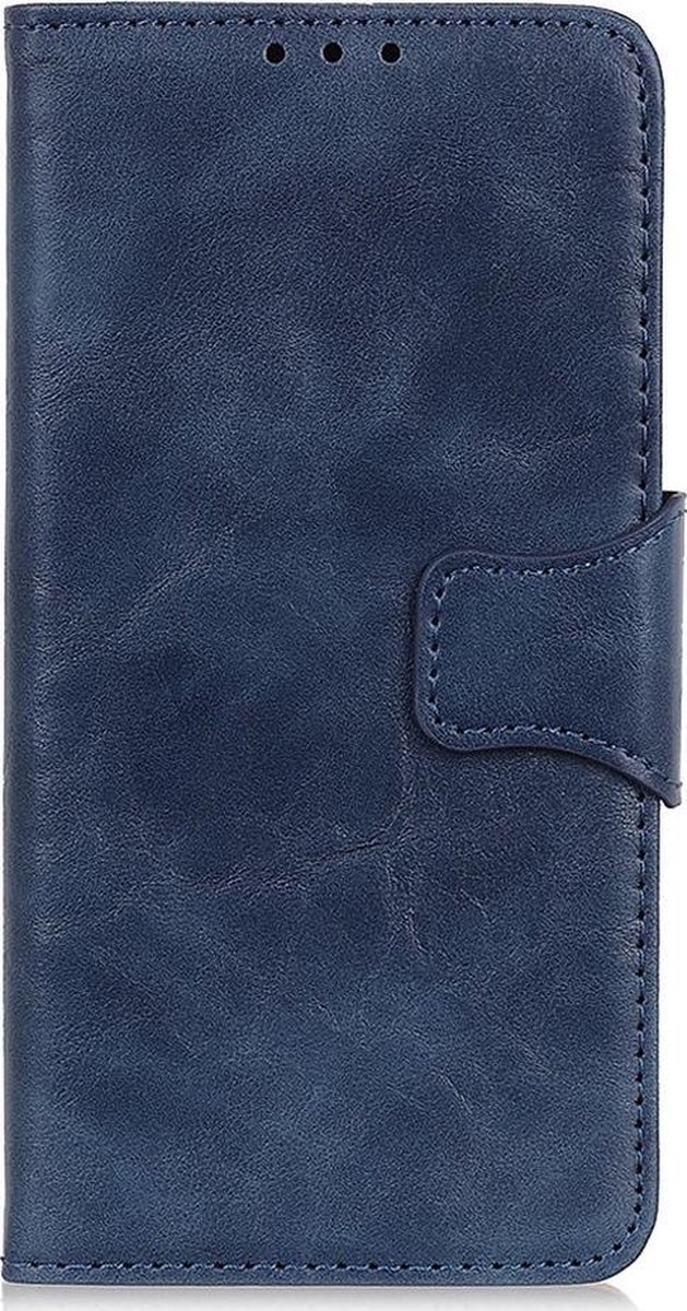 Shop4 - Xiaomi Redmi Note 9T Hoesje - Wallet Case Cabello Blauw