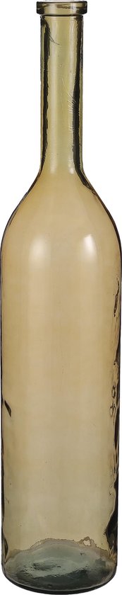 Grand vase / vases en verre écologique transparent / ocre jaune 21 x 100 cm - Rioja - Accessoires de maison pour la maison / décorations pour la maison - Verres
